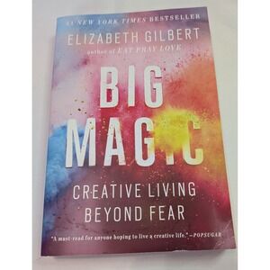 Elizabeth Gilbert Big Magic Book Unisex OS Multicolor Good Self-Help Paperback